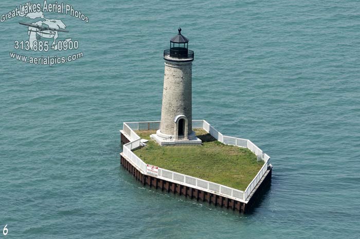 Completed Restoration Of The Rear South Channel Lake St. Clair Rear Range Light #6 ©